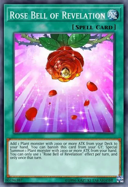 Rose Bell of Revelation | How to obtain, Decks & Usage Statistics | Master  Duel Meta
