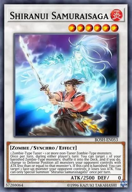 Shiranui Samuraisaga | How to obtain, Decks & Usage Statistics | Duel Links  Meta
