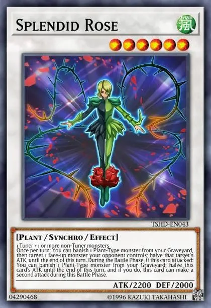 Splendid Rose | How to obtain, Decks & Usage Statistics | Duel Links Meta