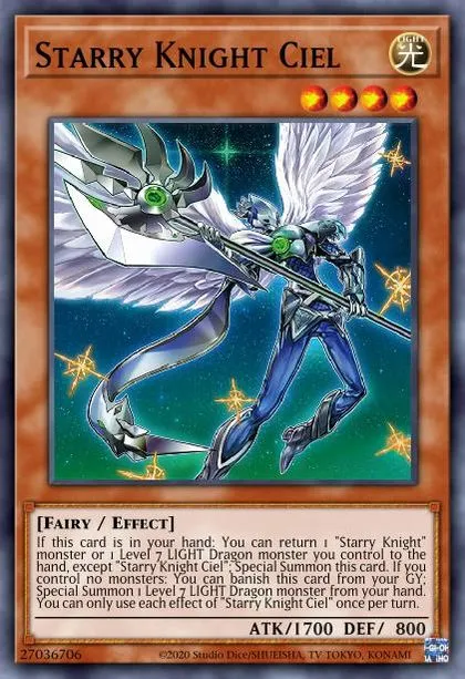 Starry Knight Deck from AdventWooz | Master Duel Meta