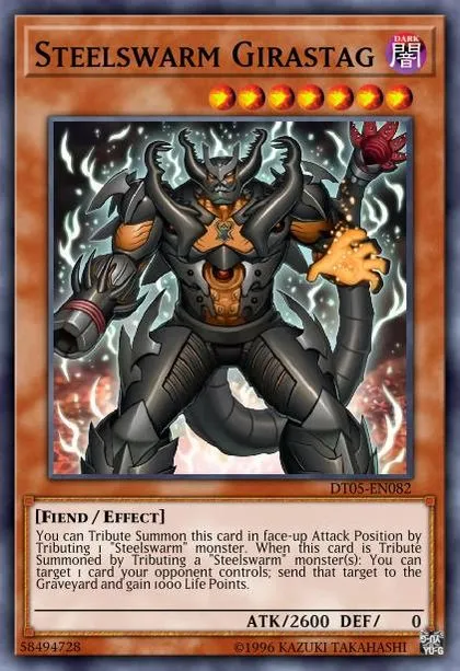 yugioh steelswarm cards Yu-Gi-Oh! - Hidden Arsenal 5 - Invasion except this card Steelswarm Sting - Yu-Gi-Oh! Card