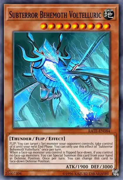 subterror yugioh cards Cave Clash [RATE-EN085] Super Rare when your opponent activates a card or effect Subterror Behemoth Ultramafus - Yu-Gi-Oh!