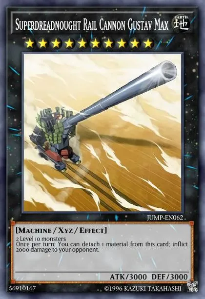 Superdreadnought Rail Cannon Gustav Max | How to obtain, Decks & Usage Statistics | Master Duel Meta Superdreadnought Rail Cannon Gustav Max | How to obtain, Decks & Usage Statistics | Master Duel Meta