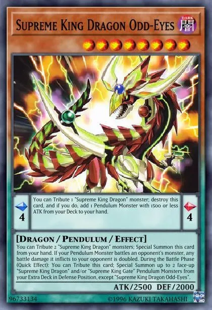 Supreme King Dragon Odd-Eyes | How to obtain, Decks & Usage Statistics |  Duel Links Meta