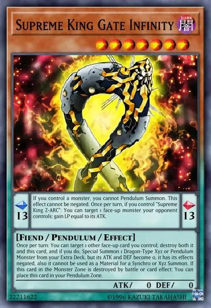 Supreme King Deck from Ender Zarc  | Master Duel Meta