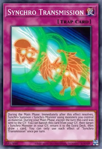 Synchro Transmission | How to obtain, Decks & Usage Statistics | Master  Duel Meta