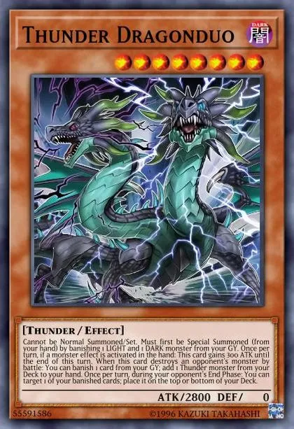 Thunder Dragonduo | How to obtain, Decks & Usage Statistics | Duel Links  Meta