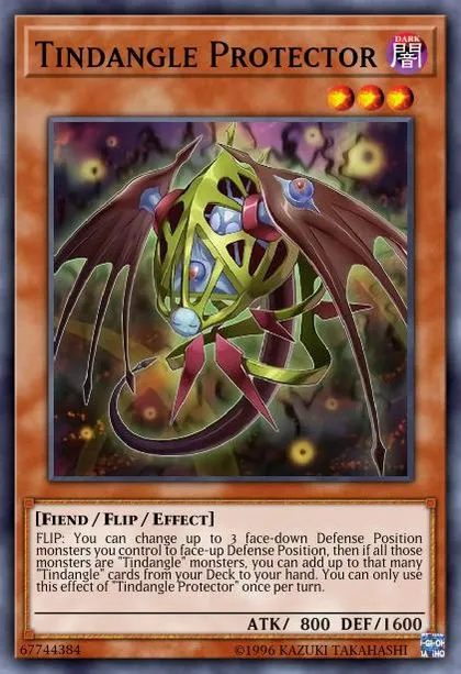 Tindangle Protector | How to obtain, Decks & Usage Statistics | Duel Links  Meta
