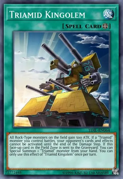 Triamid Kingolem | How to obtain, Decks & Usage Statistics | Master Duel Meta Triamid Kingolem | How to obtain, Decks & Usage Statistics | Master Duel Meta