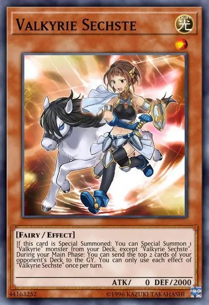 Valkyrie Sechste | How to obtain, Decks & Usage Statistics | Duel Links Meta Valkyrie Sechste | How to obtain, Decks & Usage Statistics | Duel Links Meta
