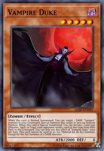 yugioh duel links vampire deck VAMPIRE STARTER DECK 42 | Genesis Lord Camula Duelist Kingdom YuGiOh