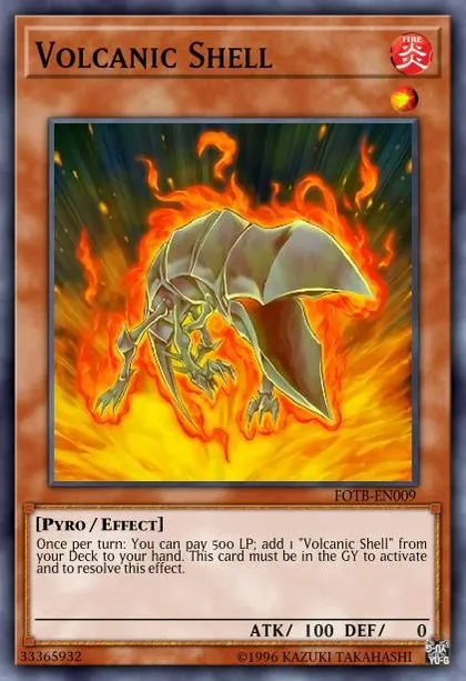 Volcanic Shell | How to obtain, Decks & Usage Statistics | Duel Links Meta