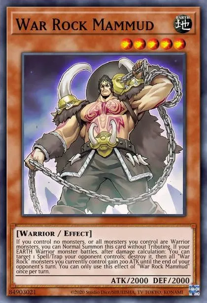 war rock yugioh deck YGOrganization [NEW] WAR ROCK deck Sep.2025