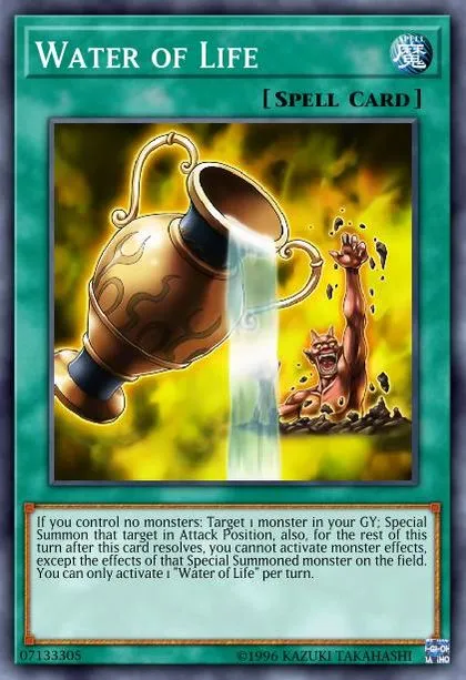 Water of Life | How to obtain, Decks & Usage Statistics | Master Duel Meta