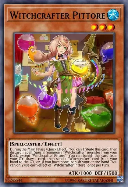 yugioh witchcrafter deck master duel Yu-Gi-Oh! Complete Witchcrafter Deck with Ultra Pro Sleeves and Deck Box  Tournament Ready Master Duel Links : Amazon.co.uk: Toys & Games main image 1