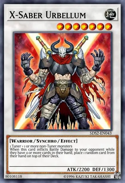 yugioh deck x saber X-Saber Urbellum | How to obtain, Decks & Usage Statistics Edison Format | X-Sabers Deck