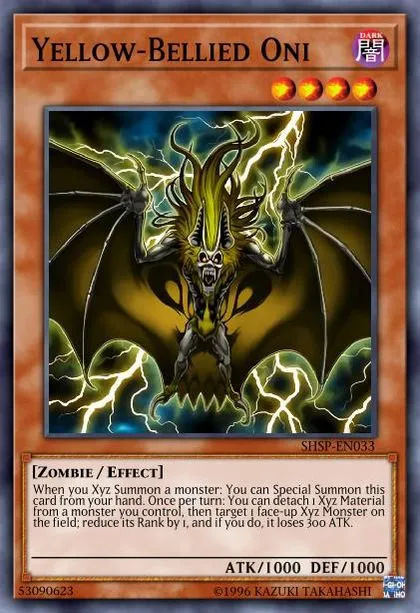 Yellow-Bellied Oni | How to obtain, Decks & Usage Statistics | Master Duel  Meta