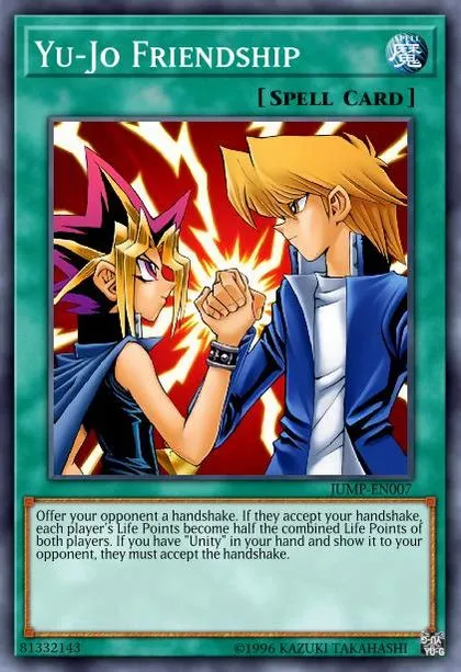 yugioh yu jo friendship deck Amazon.com: Yu-Gi-Oh! - Yu-Jo Friendship (JUMP-EN007) - Shonen Jump  Magazine Promos - Promo Edition