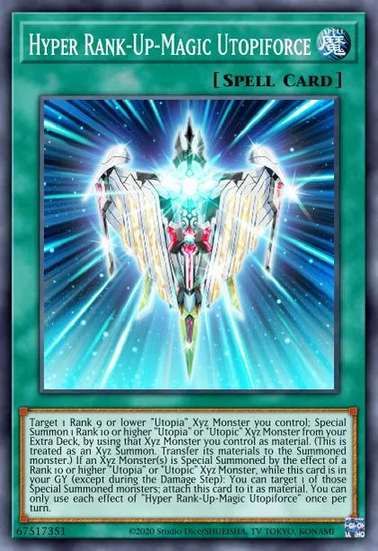 hard plastic card sleeves Amazon.com: Yu-Gi-Oh! - Number 39: Utopia (YS11-EN041) - Starter Deck: Dawn  of The Xyz - 1st Edition main image 0