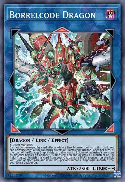 Borrelcode Dragon | How to obtain, Decks & Tournament Usage Statistics |  Yu-Gi-Oh! Meta