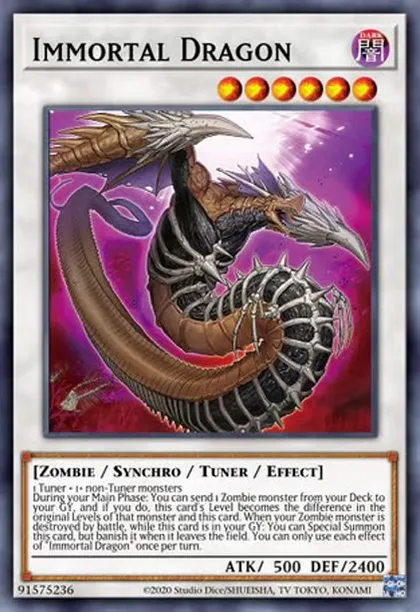Immortal Dragon | How to obtain, Decks & Tournament Usage Statistics |  Yu-Gi-Oh! Meta