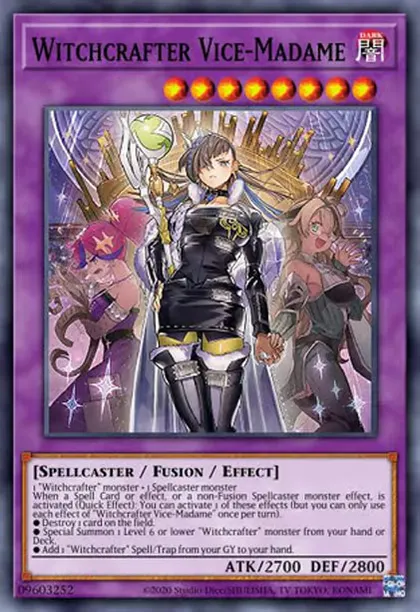 Witchcrafter Vice-Madame | How to obtain, Decks & Usage Statistics | Master  Duel Meta