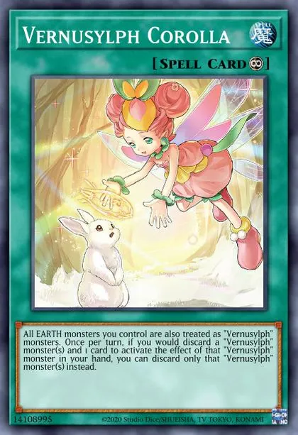 yugioh vernusylph deck Corolla | How to obtain, Decks & Usage Statistics EARTH monster effects for the rest of this turn Vernusylph Deck Breakdown | Guides,