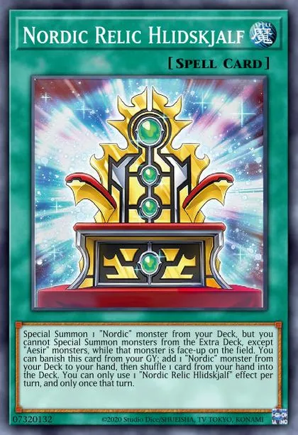 Nordic Relic Hlidskjalf | How to obtain, Decks & Usage Statistics | Master  Duel Meta