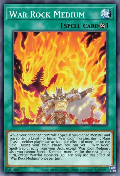 War Rock Deck Breakdown | Guides, Decks & Usage Statistics | Master Duel  Meta