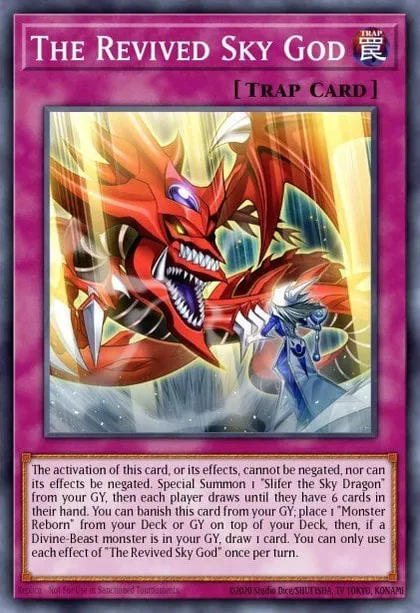 The Revived Sky God | How to obtain, Decks & Usage Statistics | Duel Links  Meta