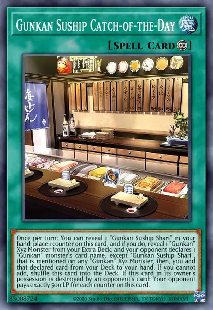 Gunkan Suship Deck Breakdown | Guides, Decks & Usage Statistics | Master  Duel Meta