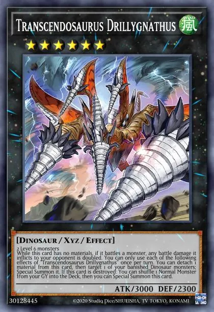 Transcendosaurus Drillygnathus | How to obtain, Decks & Tournament