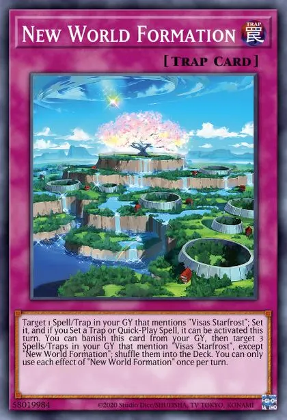 New World Formation | How to obtain, Decks & Tournament Usage Statistics |  Yu-Gi-Oh! Meta