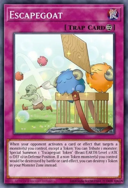 Escapegoat | How to obtain, Decks & Tournament Usage Statistics | Yu-Gi-Oh! Meta Escapegoat | How to obtain, Decks & Tournament Usage Statistics | Yu-Gi-Oh! Meta