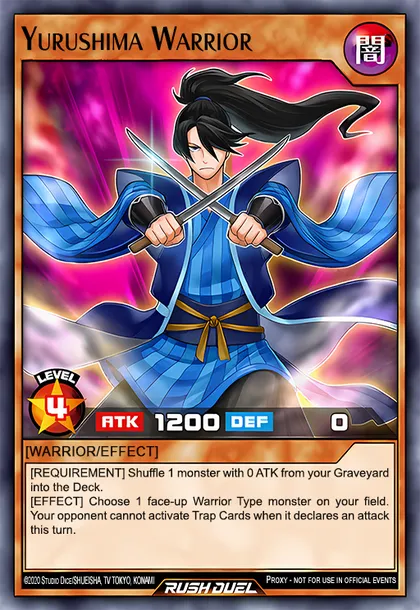 Yurushima Warrior | How to obtain, Decks & Usage Statistics | Duel Links  Meta