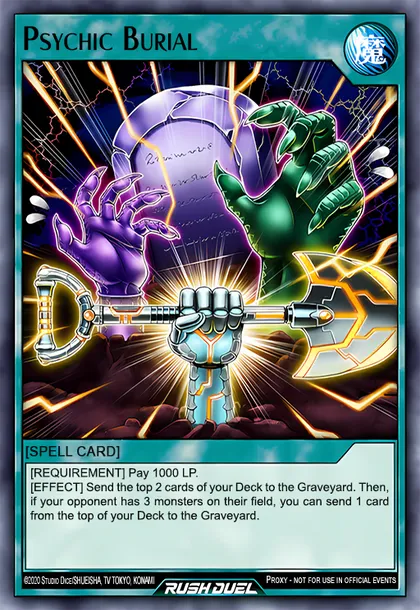 Psychic Burial | How to obtain, Decks & Usage Statistics | Duel Links Meta