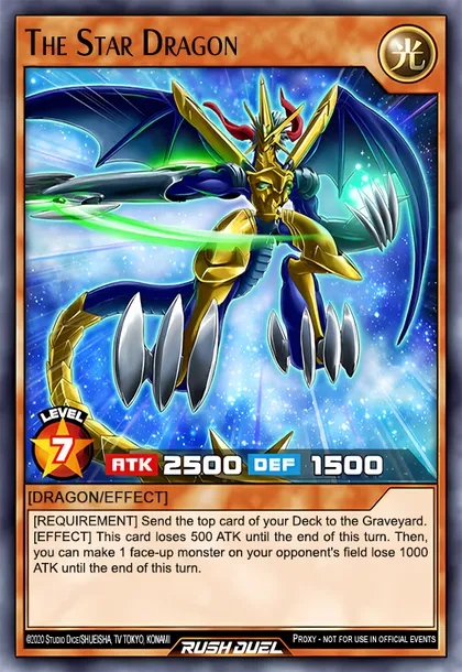 The Star Dragon | How to obtain, Decks & Usage Statistics | Duel