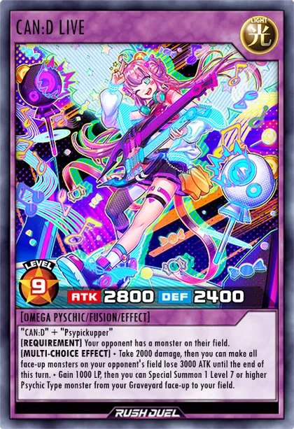 遊戯王 ラッシュデュエル ポイント交換 CAN：D LIVEプレイマット 遊戯王ラッシュデュエルプレイマット CAN－Melo：D CAN：D LIVE