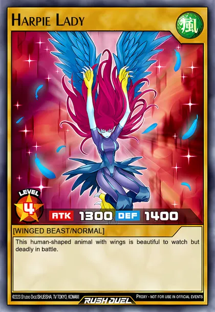 Harpie Lady | How to obtain, Decks & Usage Statistics | Duel Links Meta