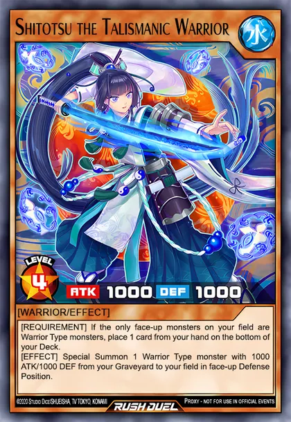 Shitotsu the Talismanic Warrior | How to obtain, Decks & Usage Statistics | Duel  Links Meta