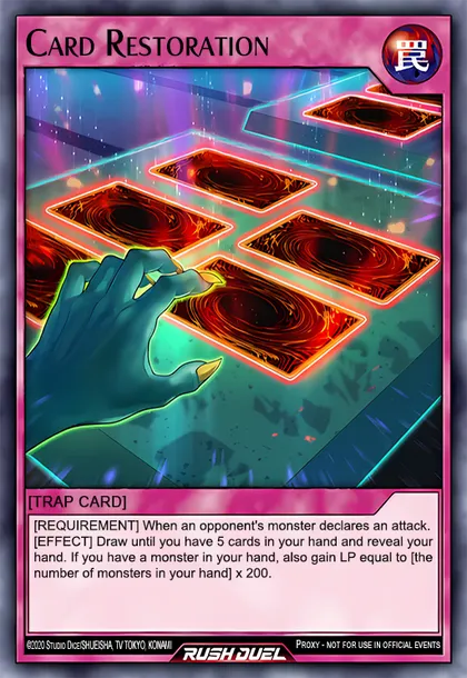 yugioh card restoration Card Restoration | How to obtain, Decks & Usage Statistics