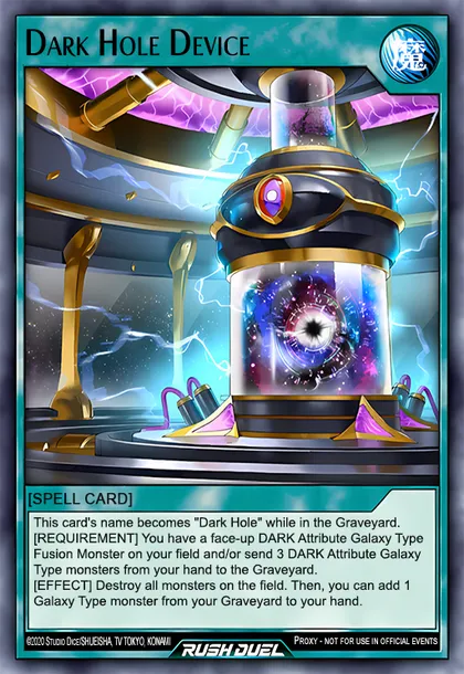 Dark Hole Device | How to obtain, Decks & Usage Statistics | Duel Links Meta