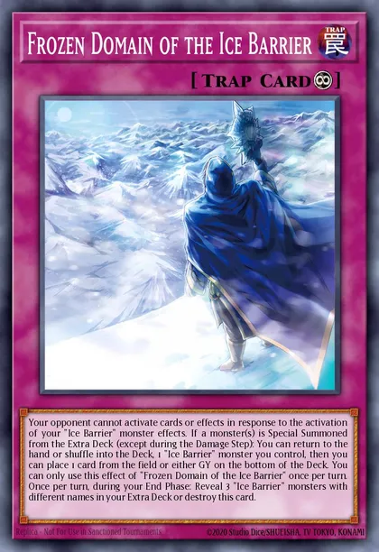 Frozen Domain of the Ice Barrier | How to obtain, Decks & Usage Statistics | Master Duel Meta Frozen Domain of the Ice Barrier | How to obtain, Decks & Usage Statistics | Master Duel Meta