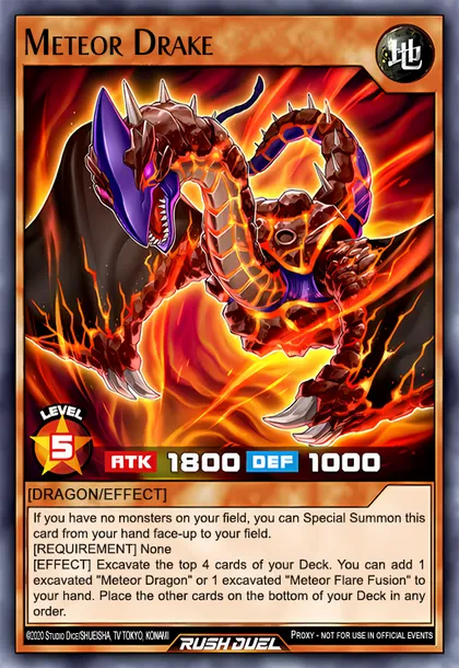 デュエルマスターズ ファイアスモーク・ドレイク Meteor Black Rising | Skill | Decks & How to obtain | Duel Links Meta