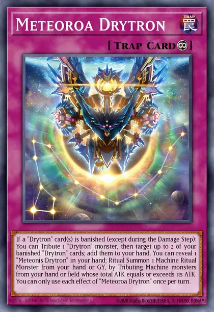 drytron deck yugioh master duel Complete Custom for Yu-Gi-Oh! Meteoroa Drytron | How to