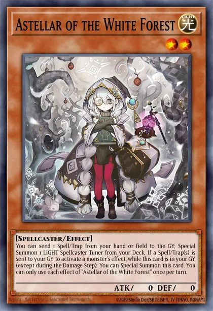 Astellar of the White Forest | How to obtain, Decks & Tournament Usage  Statistics | Yu-Gi-Oh! Meta
