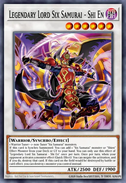 Legendary Lord Six Samurai - Shi En | How to obtain, Decks