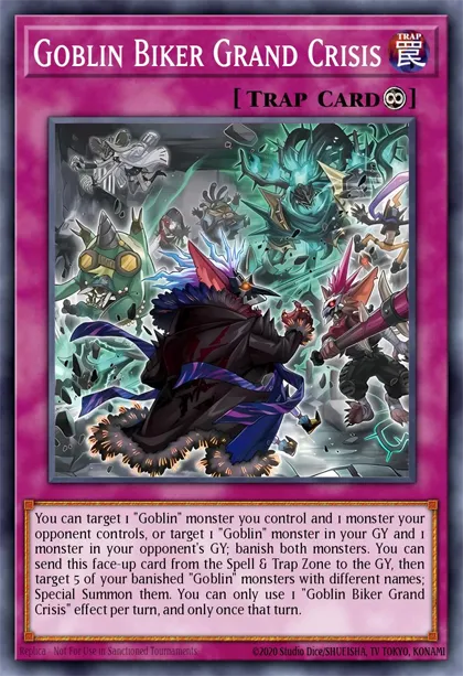 Goblin Biker Grand Crisis | How to obtain, Decks & Tournament Usage  Statistics | Yu-Gi-Oh! Meta