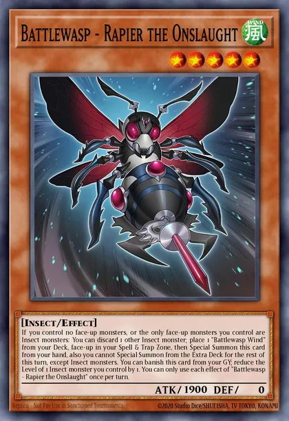 yugioh battlewasp deck Rota-JP037 Battlewasp