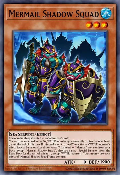 Mermail Shadow Squad | How to obtain, Decks & Tournament Usage Statistics |  Yu-Gi-Oh! Meta